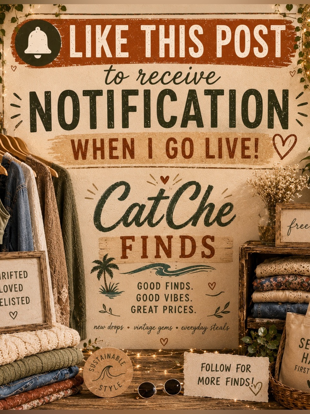 ⭐ Tap the ❤️ to get notified when I go live!